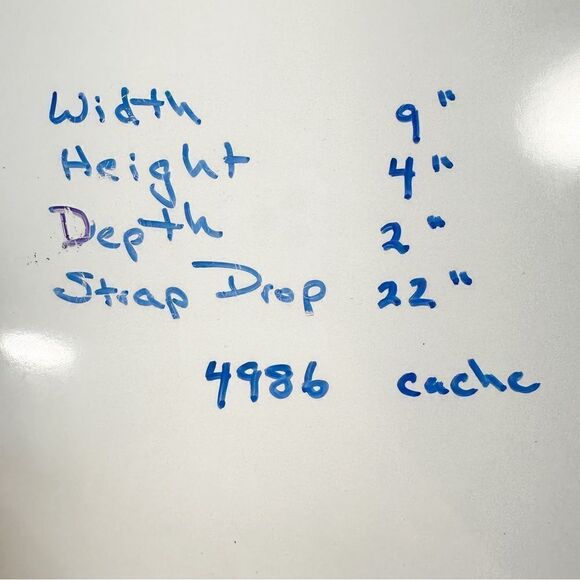 CACHE Silver Metallic Convertible Clutch w/Crystal Embellishment - Picture 11 of 14